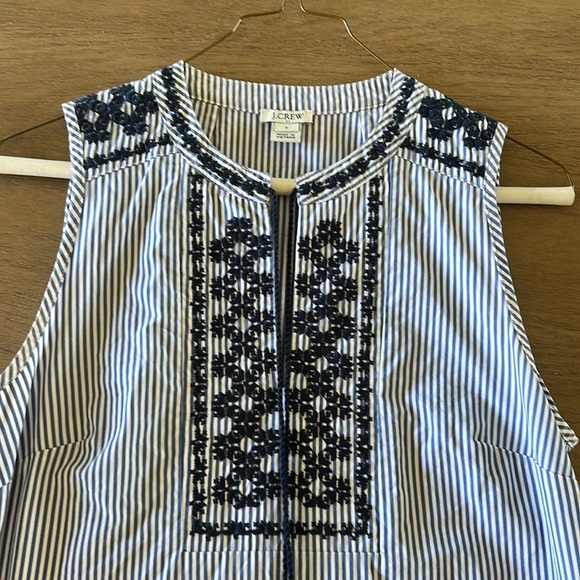 J Crew Striped Tank Top - Picture 2 of 3